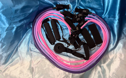 BlissFit Resistance Bands 150lb Set with Accessories