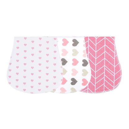 Soft Burp Cloths Set - 3 Pieces