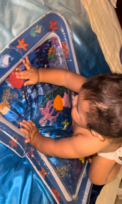 Little Lagoon Water Mat for Tummy Time and Sensory Play