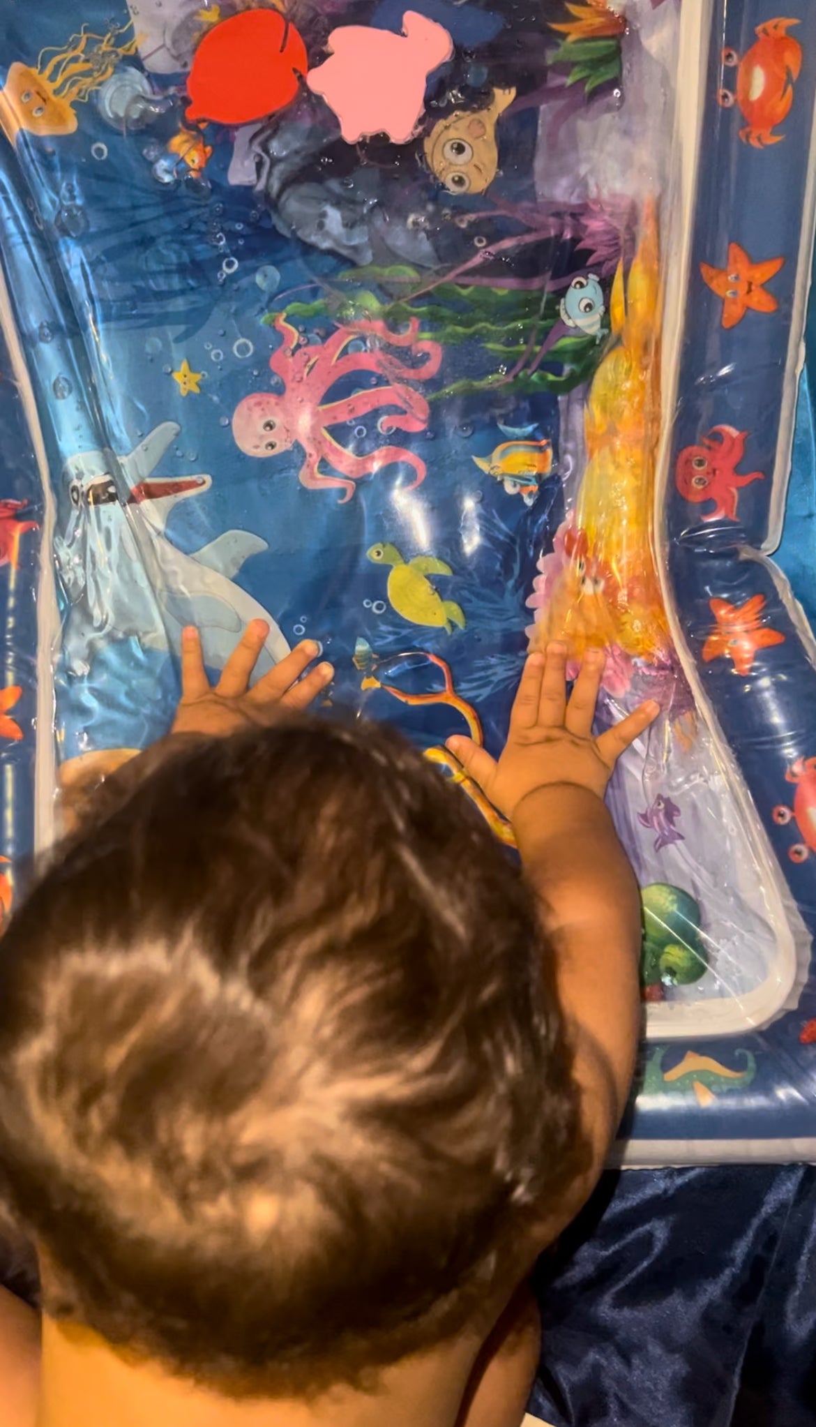 Little Lagoon Water Mat for Tummy Time and Sensory Play