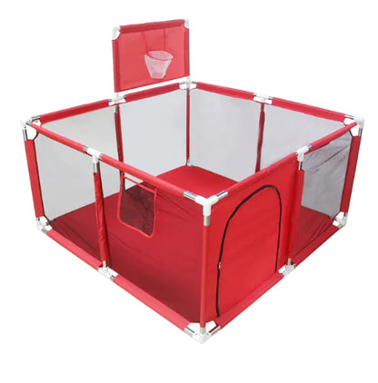 Safety Playpen With Ball Pool and Sports Nets