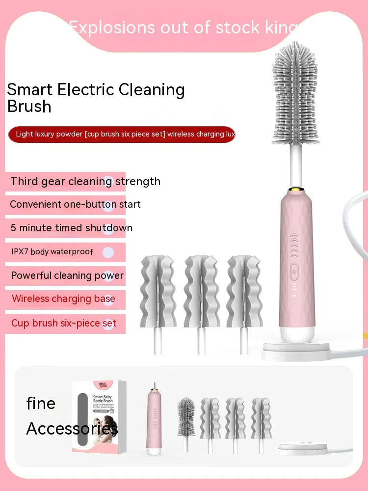 Electric Bottle and Cup Cleaning Brush