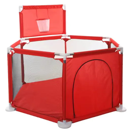 Safety Playpen With Ball Pool and Sports Nets