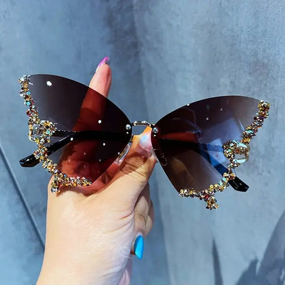 Butterfly Crystal Sunglasses