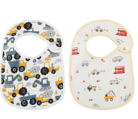 Adorable Waterproof Bib Set