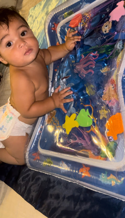 Little Lagoon Water Mat for Tummy Time and Sensory Play