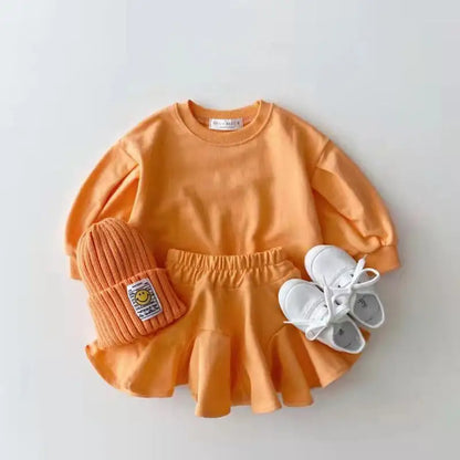 Baby Sweatshirt and Skirt Set