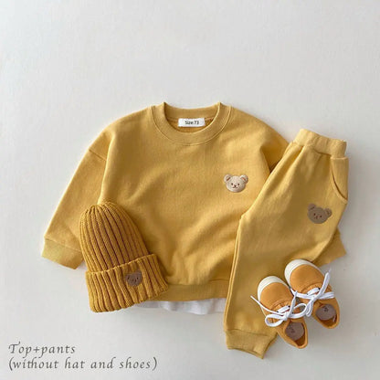 Teddy Bear Sweatshirt Set