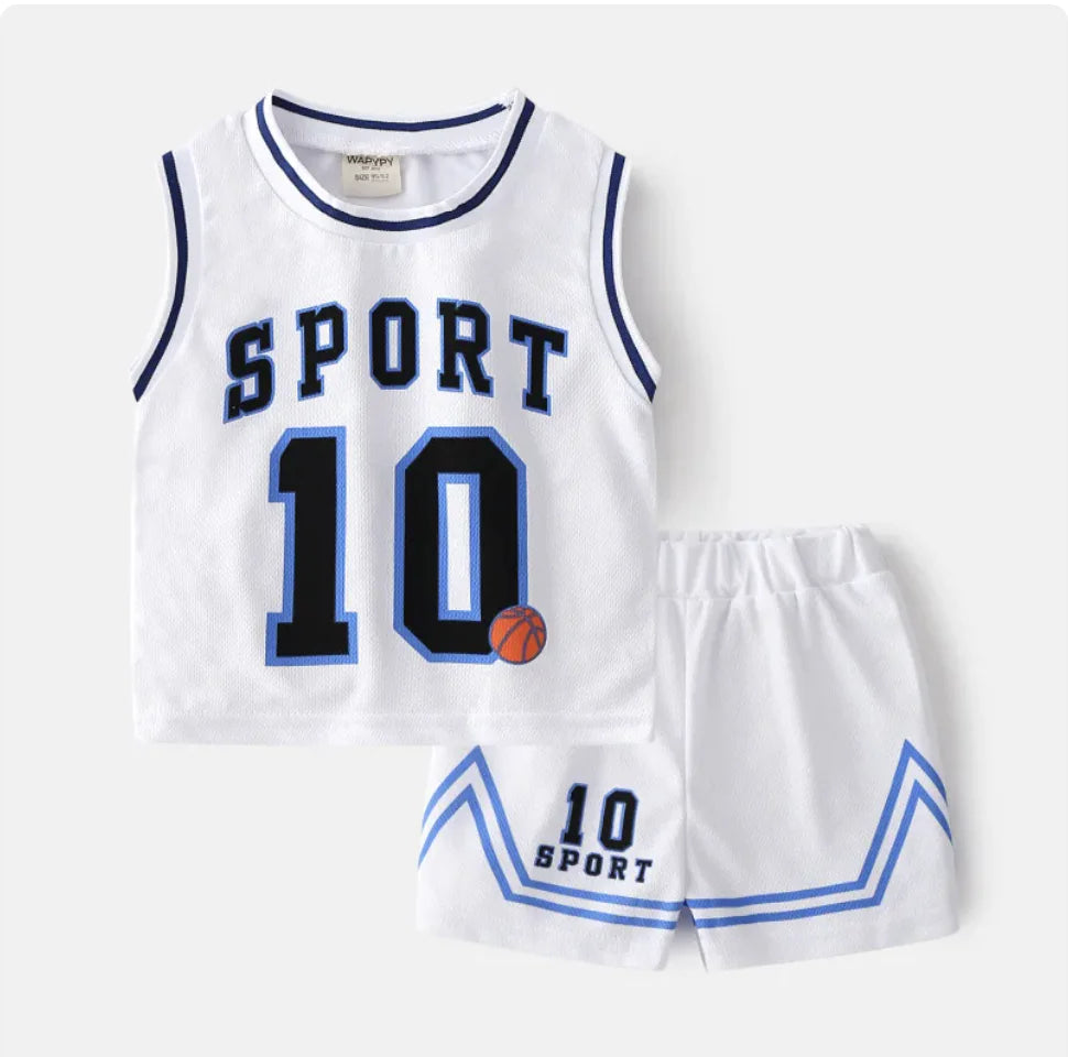 Basketball Tank and Shorts Set