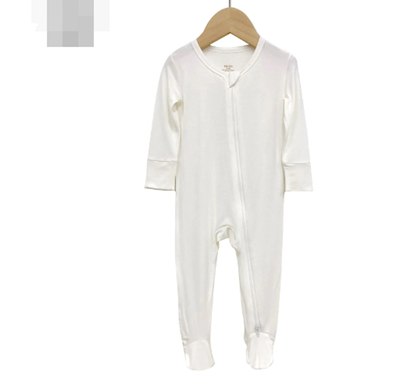 Bamboo Baby Bodysuit with Zipper