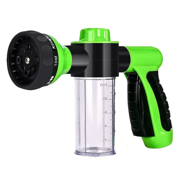 SoapStream 8: Soap Dispensing Water Hose Nozzle with 8 Spray Patterns