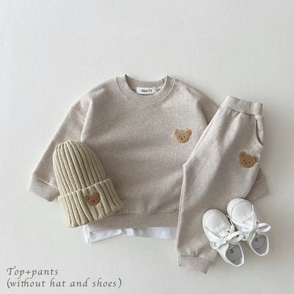 Teddy Bear Sweatshirt Set