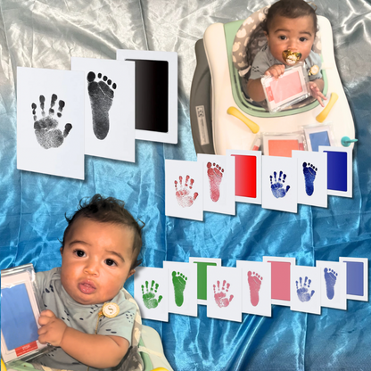 Easy, Ink-Free Baby Hand and Footprint Pad