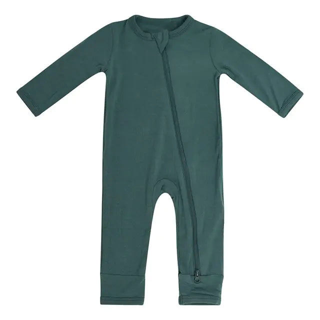 Bamboo Baby Bodysuit with Zipper