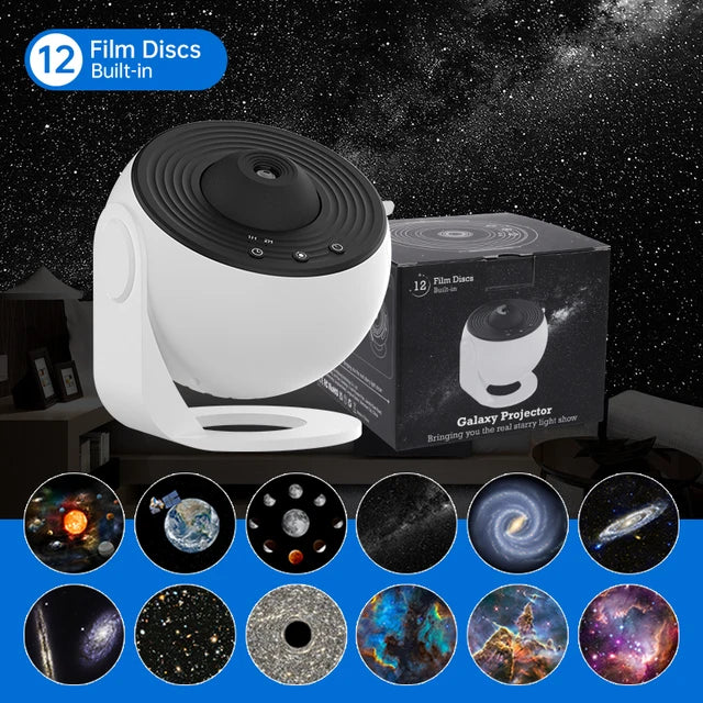 360° Galaxy Projector Night Light or Warm Bunny Light