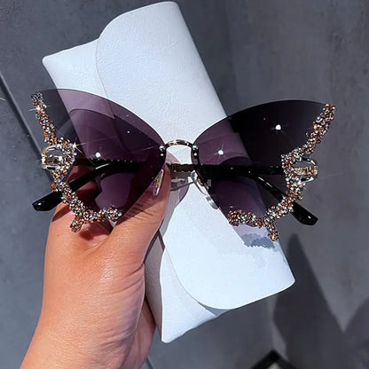 Butterfly Crystal Sunglasses