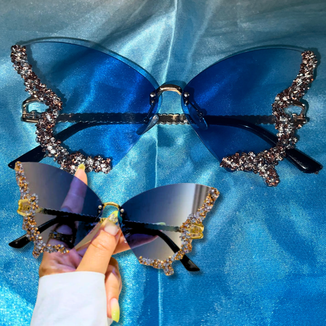 Butterfly Crystal Sunglasses