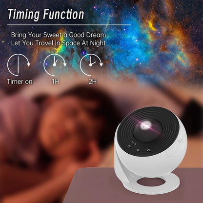 360° Galaxy Projector Night Light or Warm Bunny Light