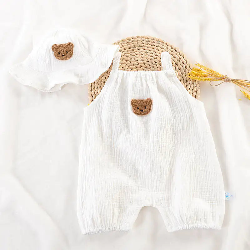 Baby Bear Jumpsuit with Hat