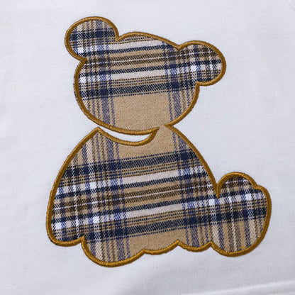 Plaid Baby Bear Shirt and Short Set