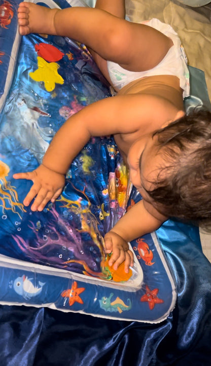 Little Lagoon Water Mat for Tummy Time and Sensory Play