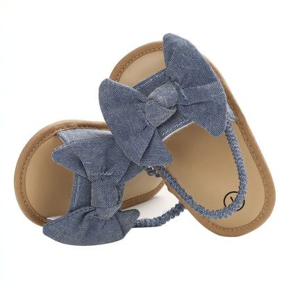 Soft Baby Bow Sandal Shoes