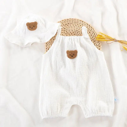 Baby Bear Jumpsuit with Hat