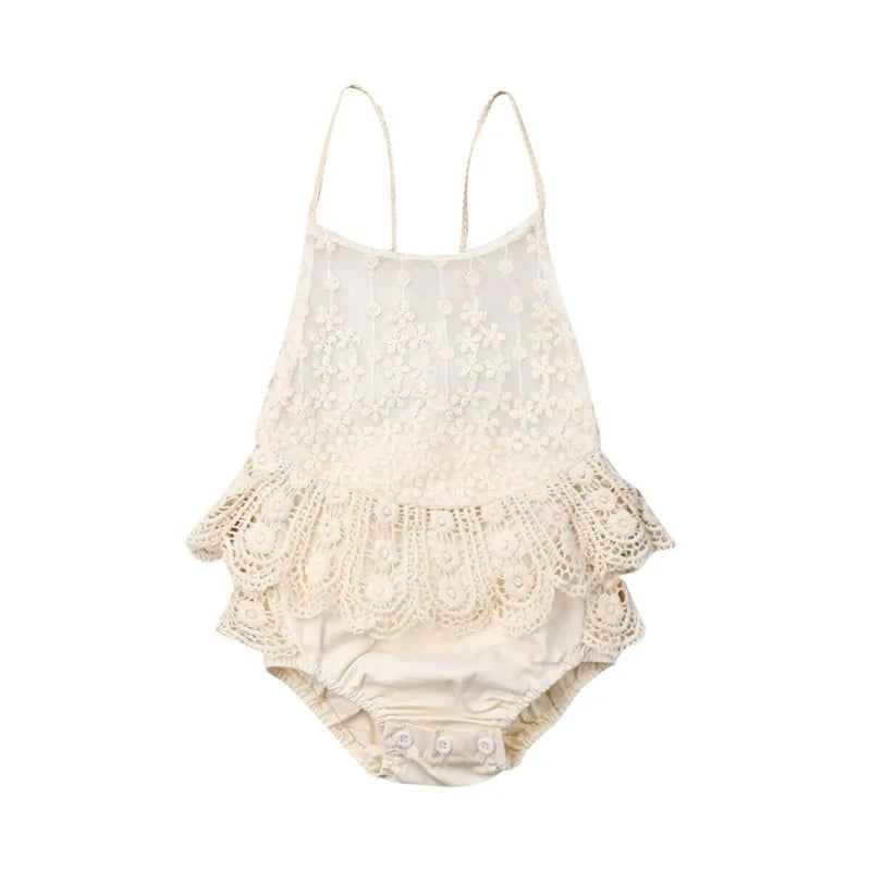 Lovely Lace Baby Onesie