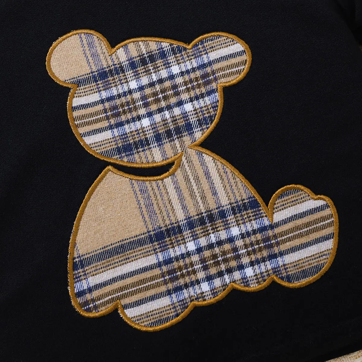 Plaid Baby Bear Shirt and Short Set