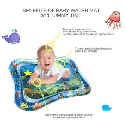 Little Lagoon Water Mat for Tummy Time and Sensory Play