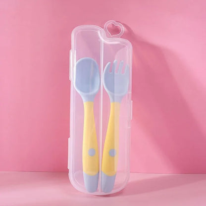 Baby Utensil Set with Travel Case