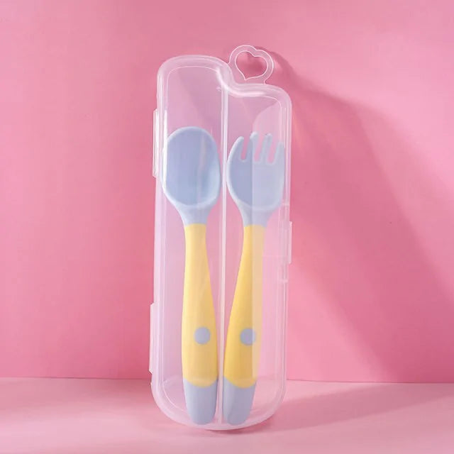 Baby Utensil Set with Travel Case