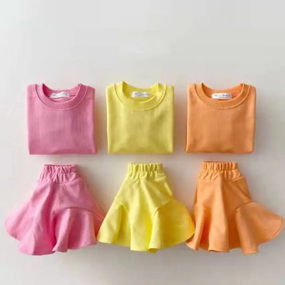 Baby Sweatshirt and Skirt Set