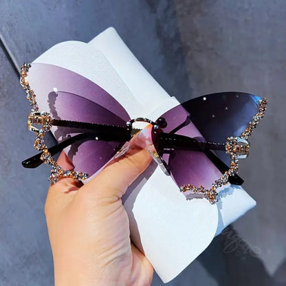 Butterfly Crystal Sunglasses