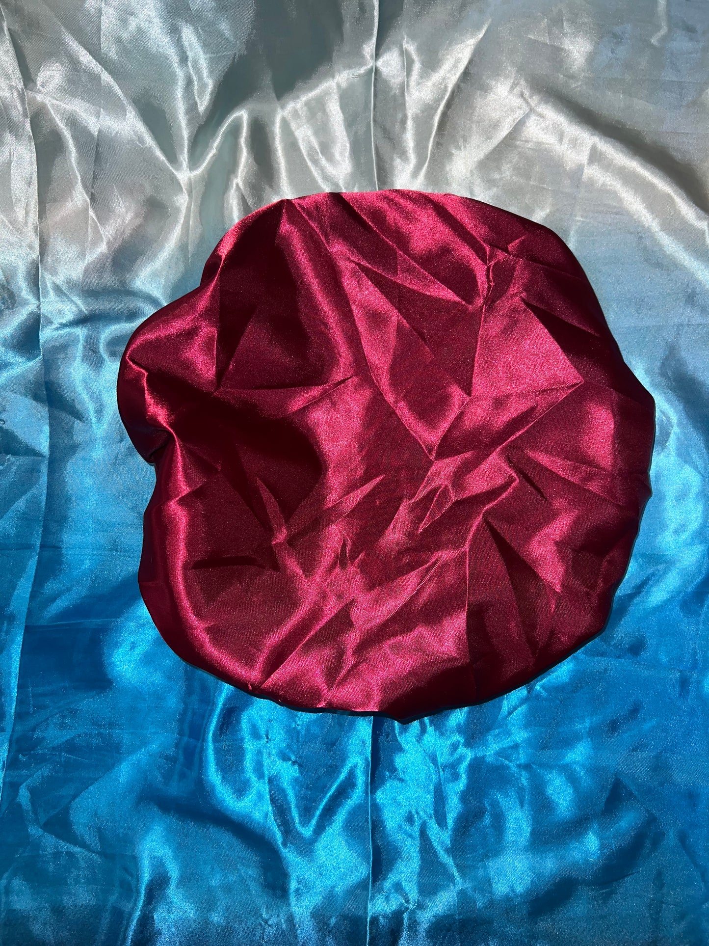 Reversible, Adjustable Satin Bonnet