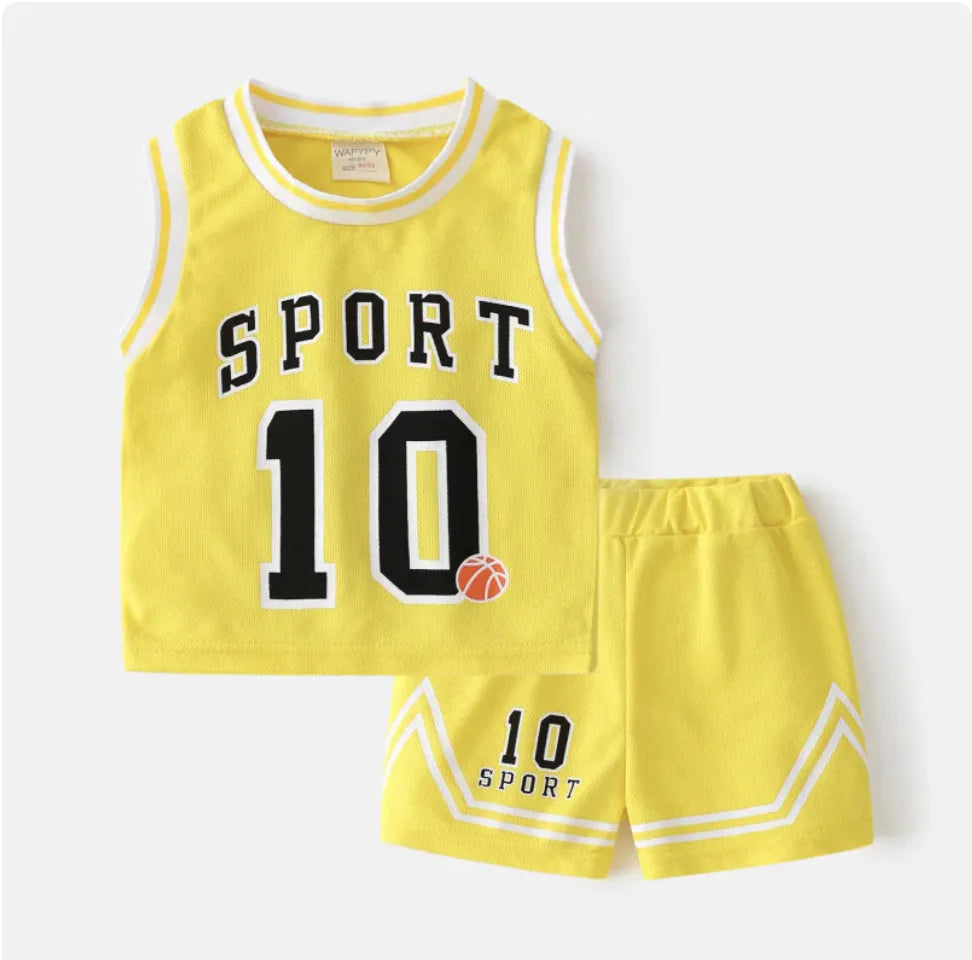 Basketball Tank and Shorts Set