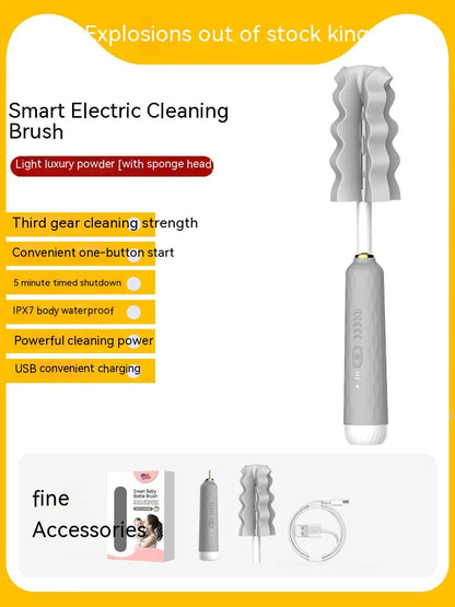 Electric Bottle and Cup Cleaning Brush