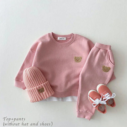 Teddy Bear Sweatshirt Set