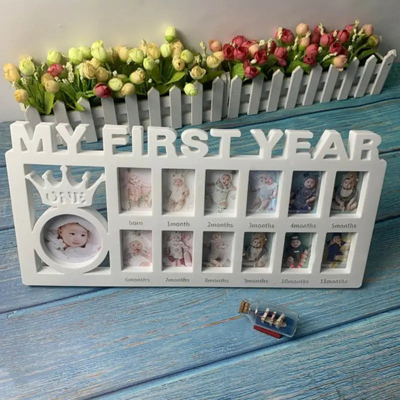 Baby's First Year Picture Frame