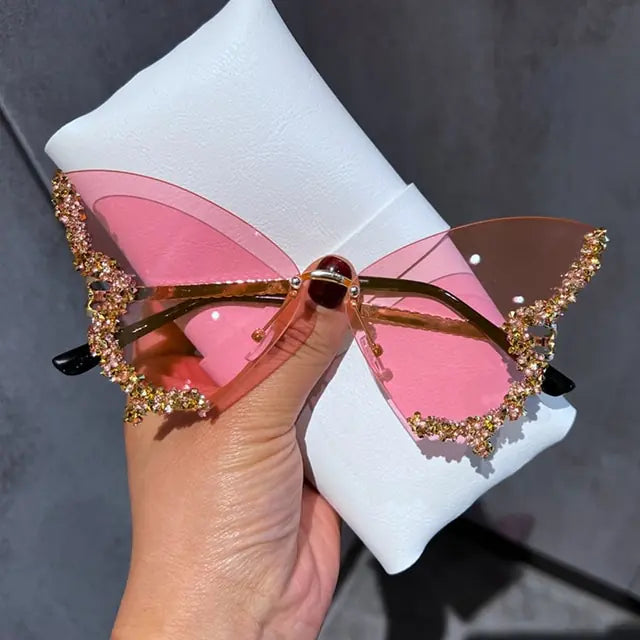 Butterfly Crystal Sunglasses