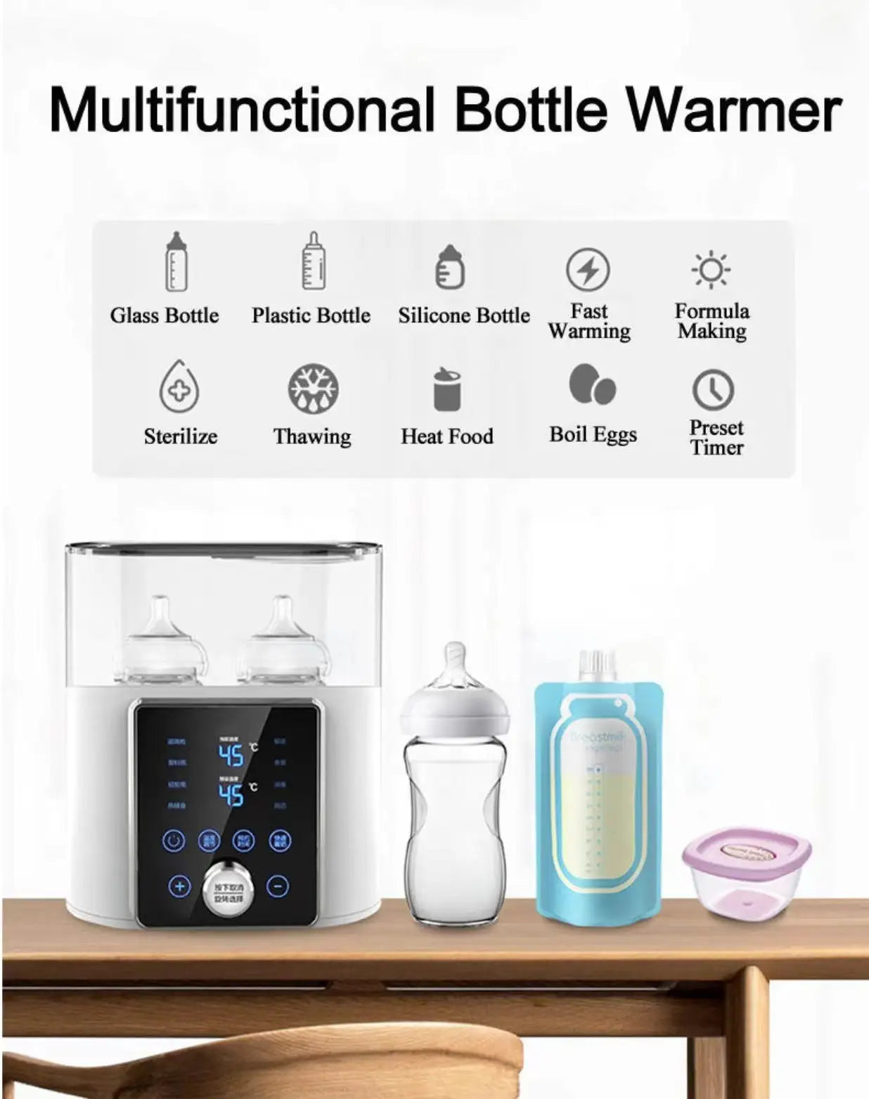 Milk Warmer and Bottle Sterilizer