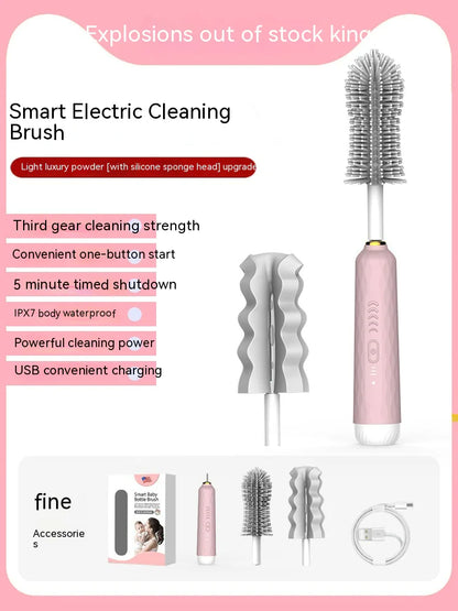 Electric Bottle and Cup Cleaning Brush