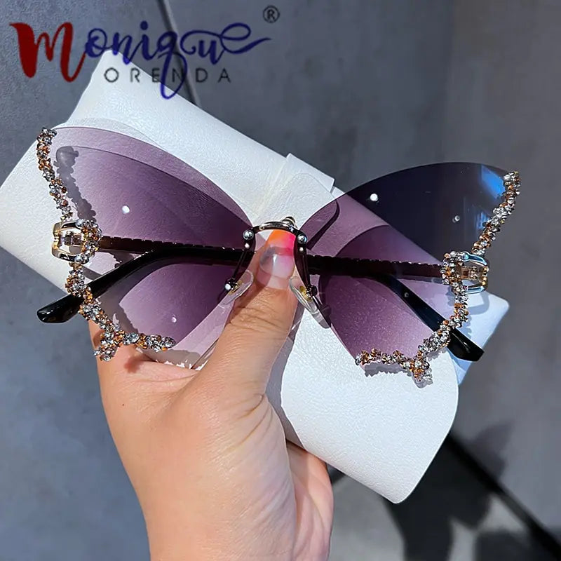 Butterfly Crystal Sunglasses