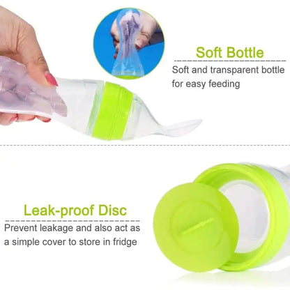 Squeeze Ease Feeding Spoon Bottle