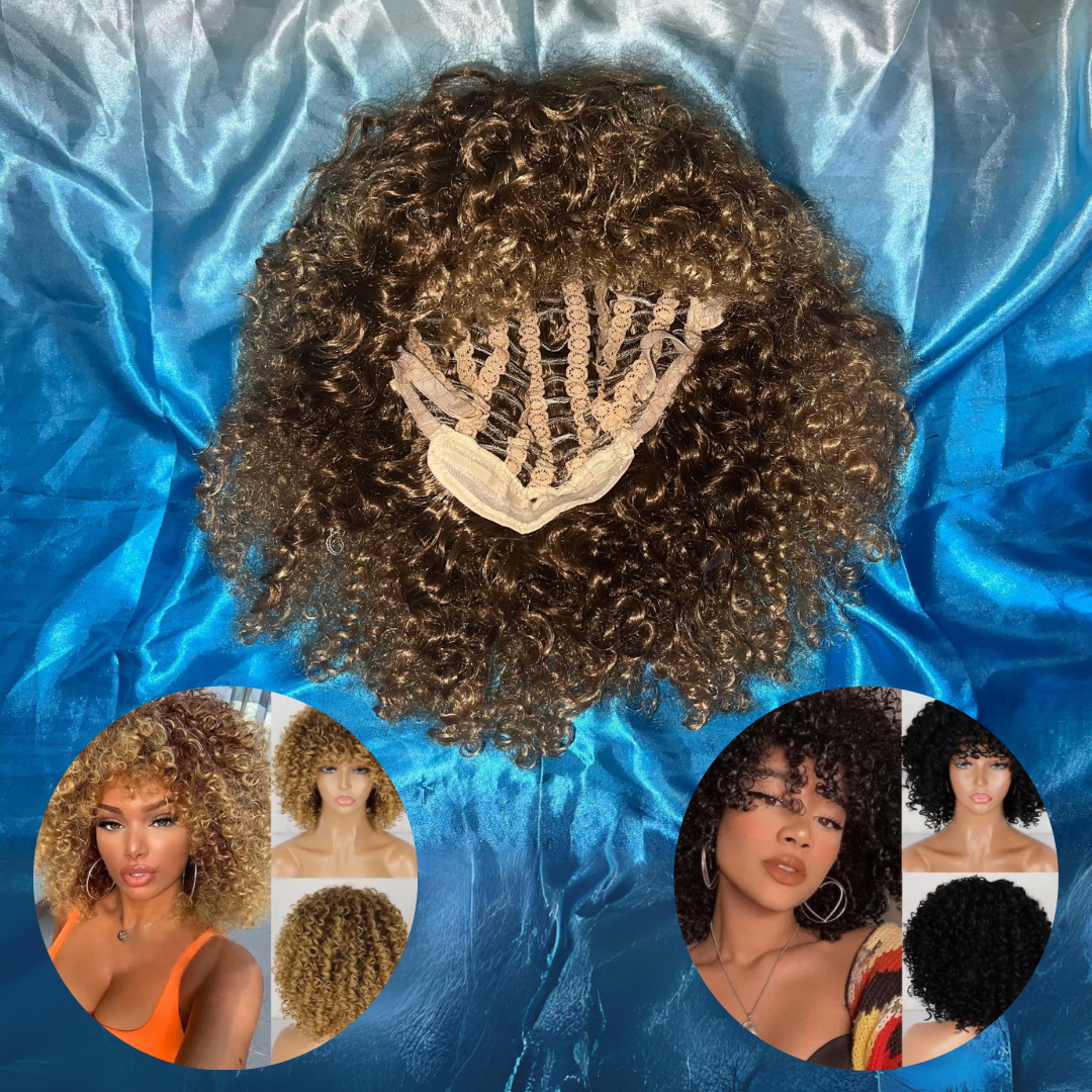 Purely Curly Wig ⅏ Blonde or Black