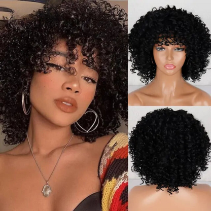 Purely Curly Wig ⅏ Blonde or Black