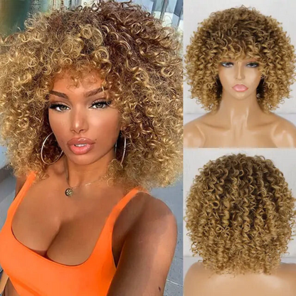 Purely Curly Wig ⅏ Blonde or Black