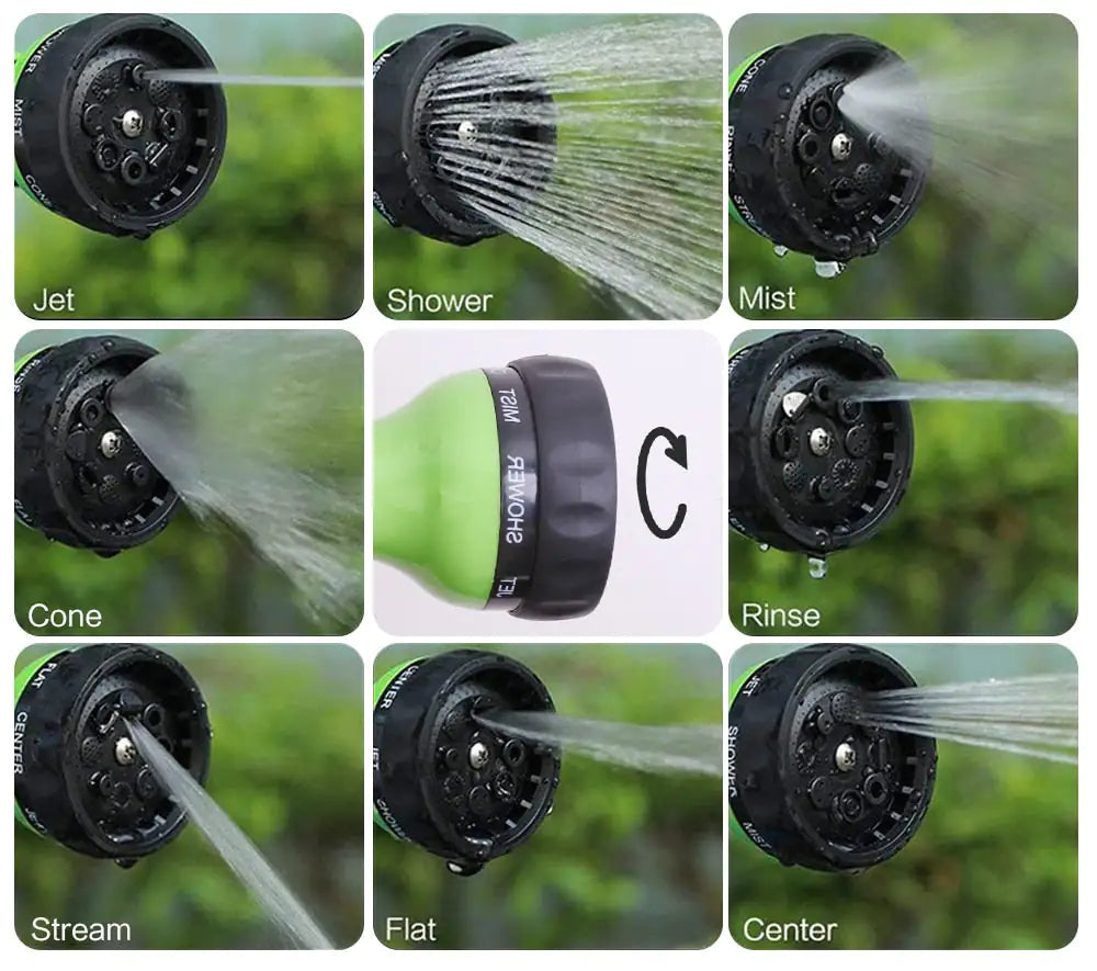 SoapStream 8: Soap Dispensing Water Hose Nozzle with 8 Spray Patterns