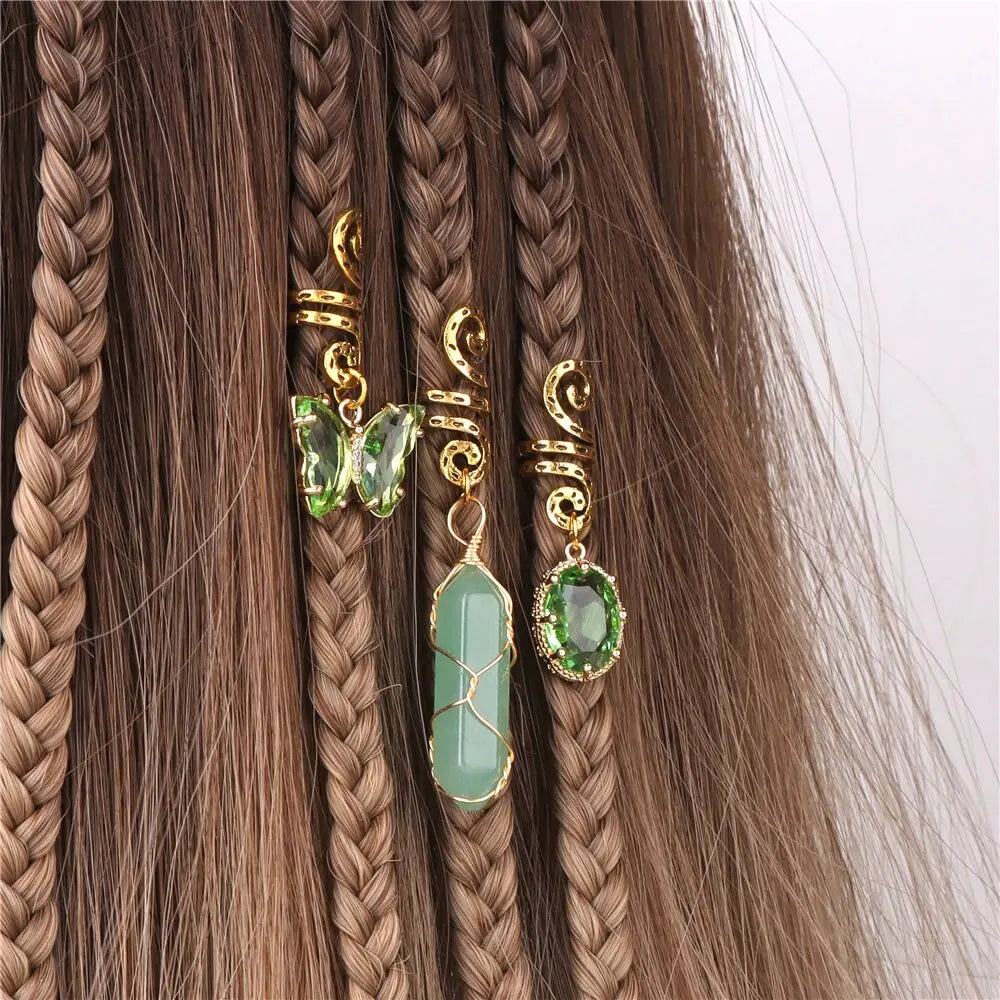 Crystal Cascade Hair Jewelry