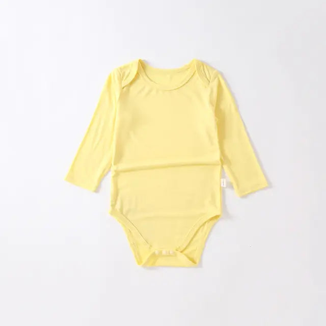 Short & Long Sleeve Bamboo Baby Onesie